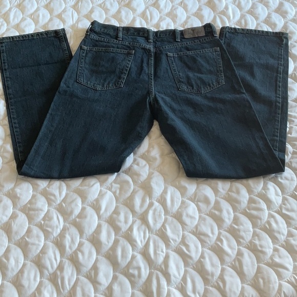 NWT Men’s 5 Star Wrangler Dark Wash Denim Straight Leg Fits Size 34 x34 - Picture 9 of 14